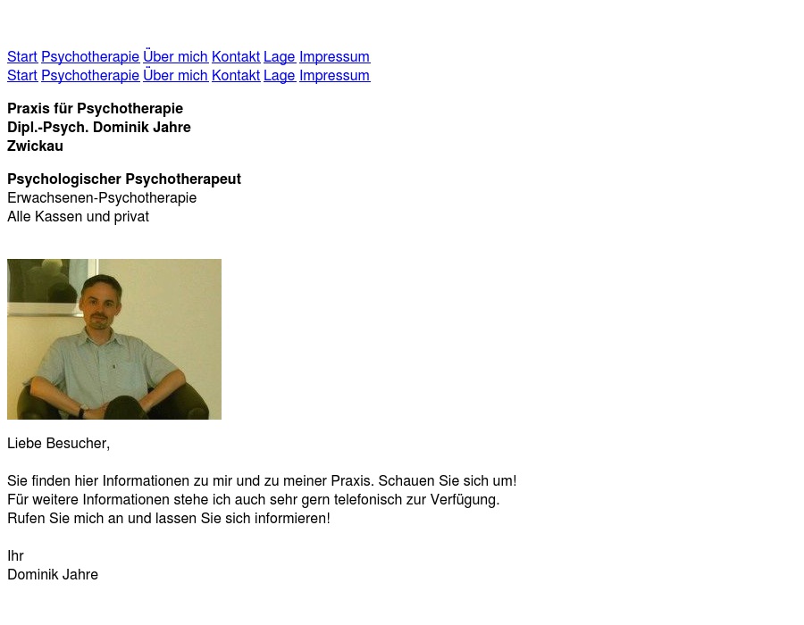 Jahre, Dipl.Psych. Dominik