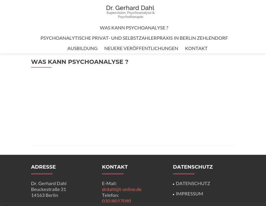 Dahl Gerhard Dr.