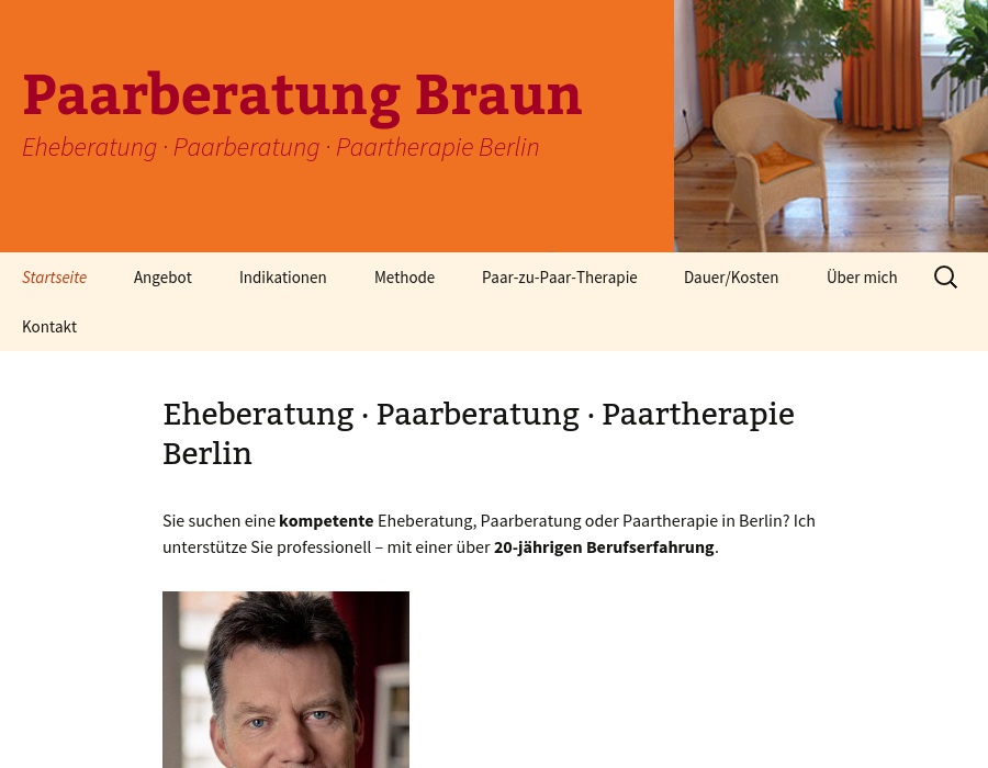 Braun, Joachim, Dipl.-Päd. Paartherapeut, Kinder- und Jugendlichentherapeut