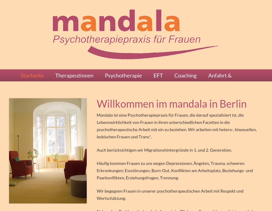 Mandala Psychotherapiepraxis für Frauen