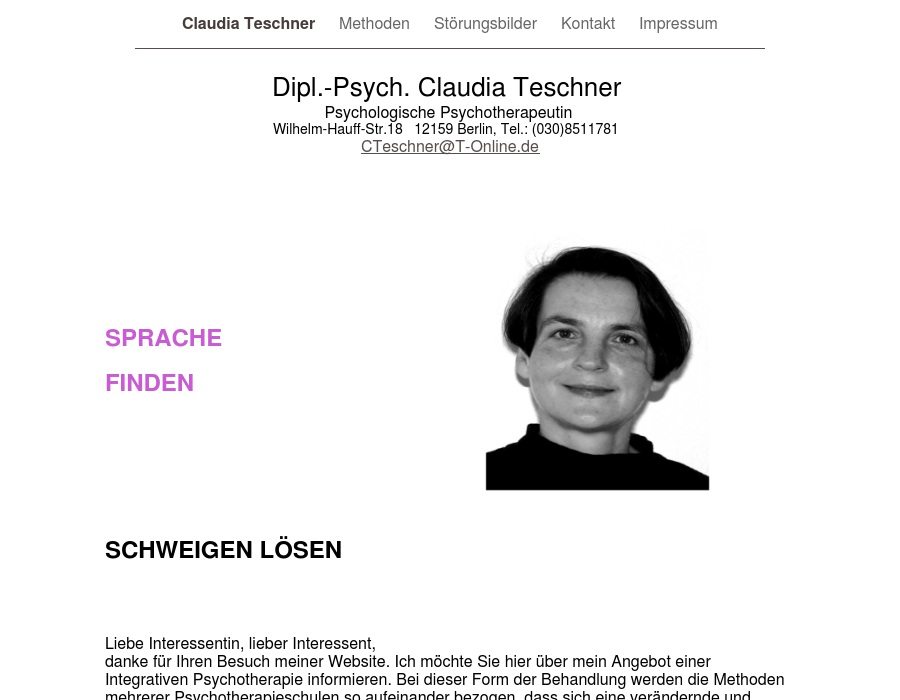 Teschner Claudia Dipl.-Psych.
