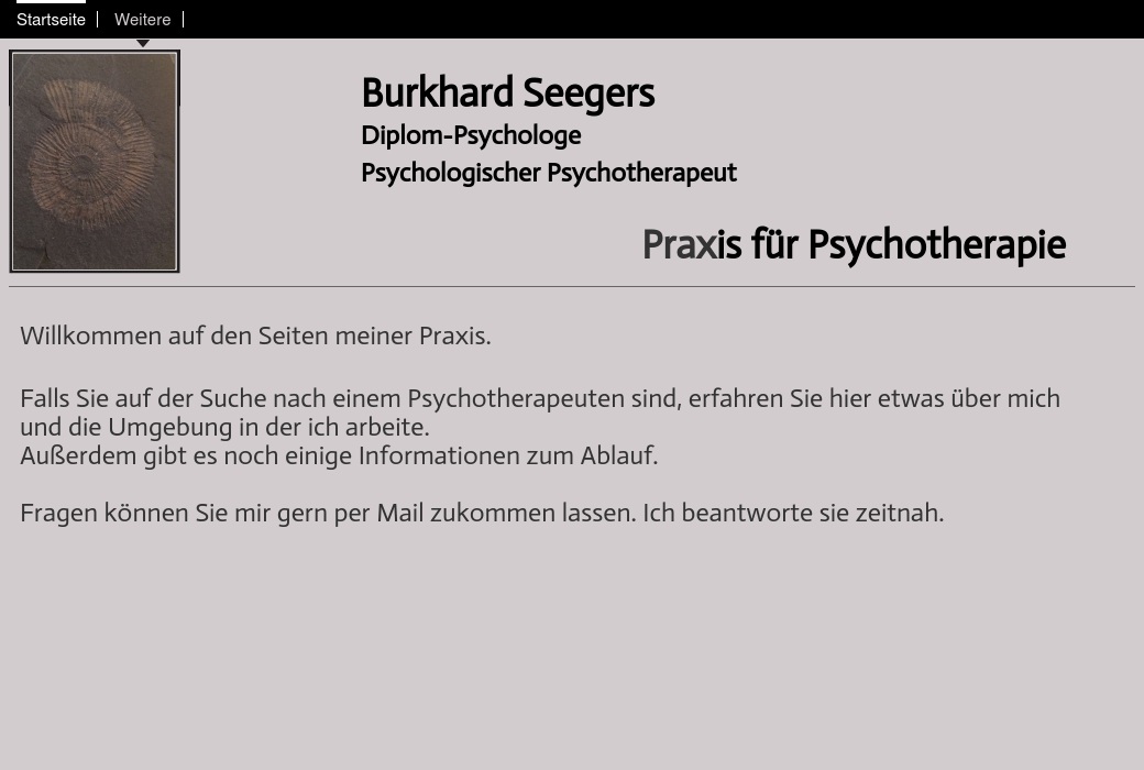 Seegers Burkhard Praxis für Psychotherapie
