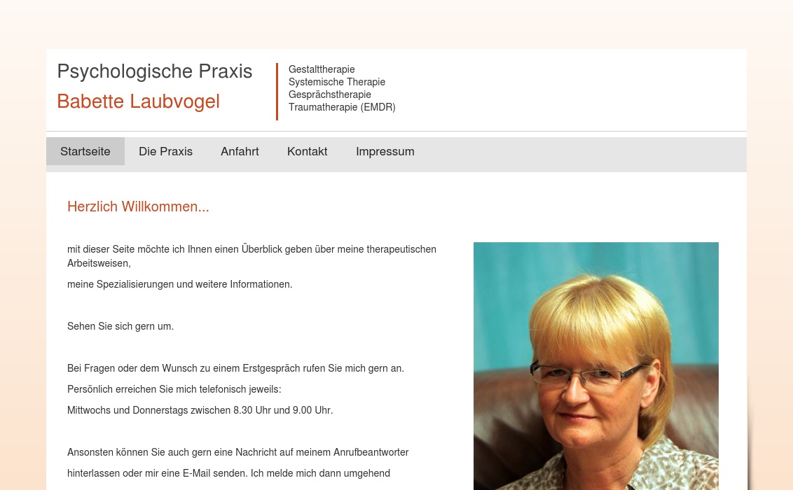 Laubvogel Babette - Psychologische Praxis