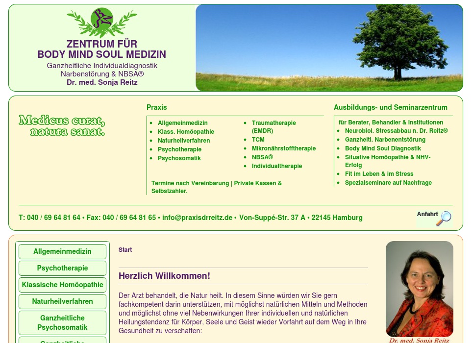 Reitz Sonja Dr. Arzt für Naturheilverfahren Fachärztin für Allgemeinmedizin
