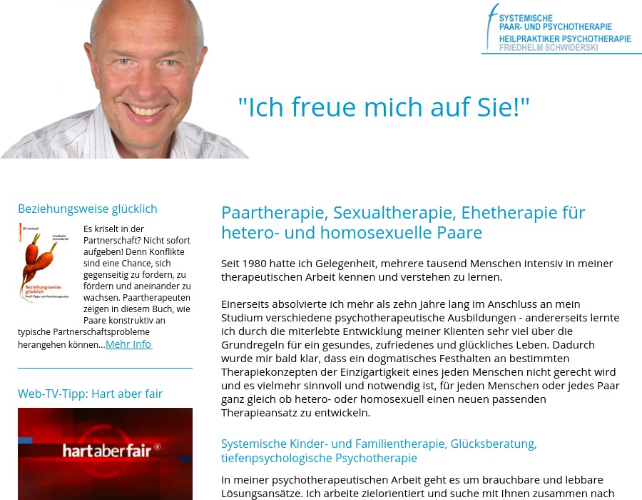 Arbeitskreis Paar- und Psychotherapie Schwiderski Friedhelm