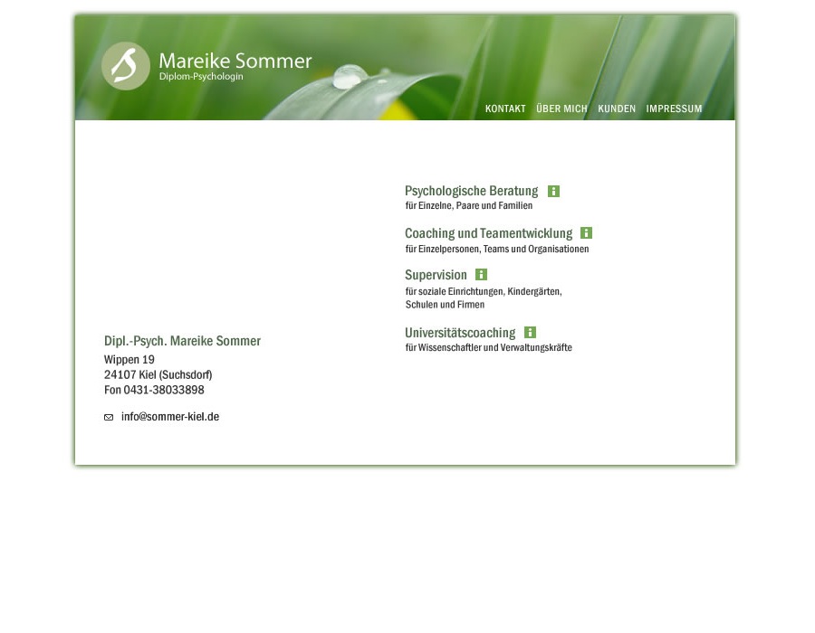 Sommer Mareike Dipl.-Psychologin Psychologische Beratung