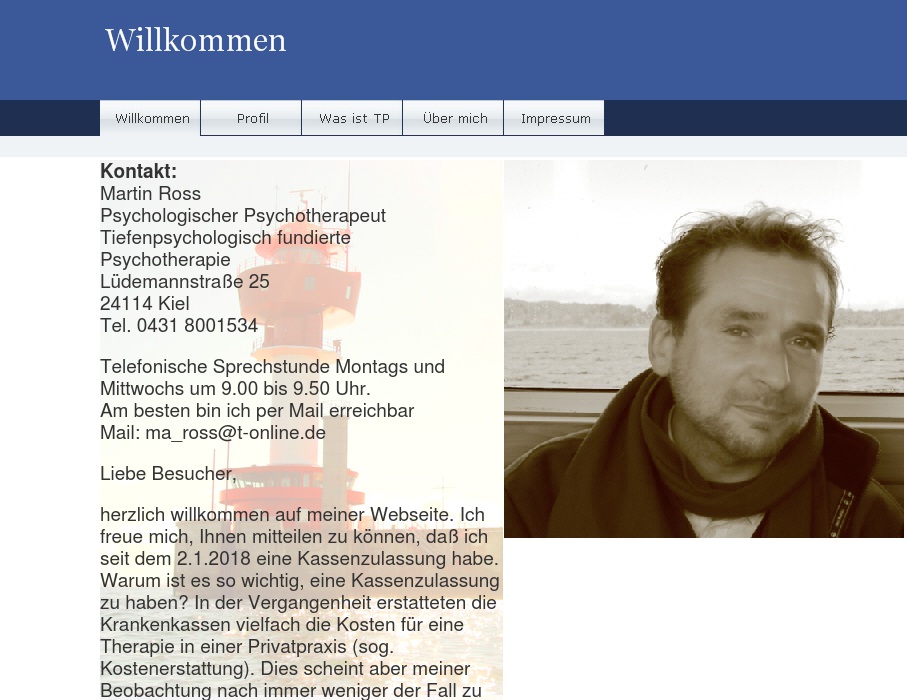 Ross Martin Psychologischer Psychotherapeut