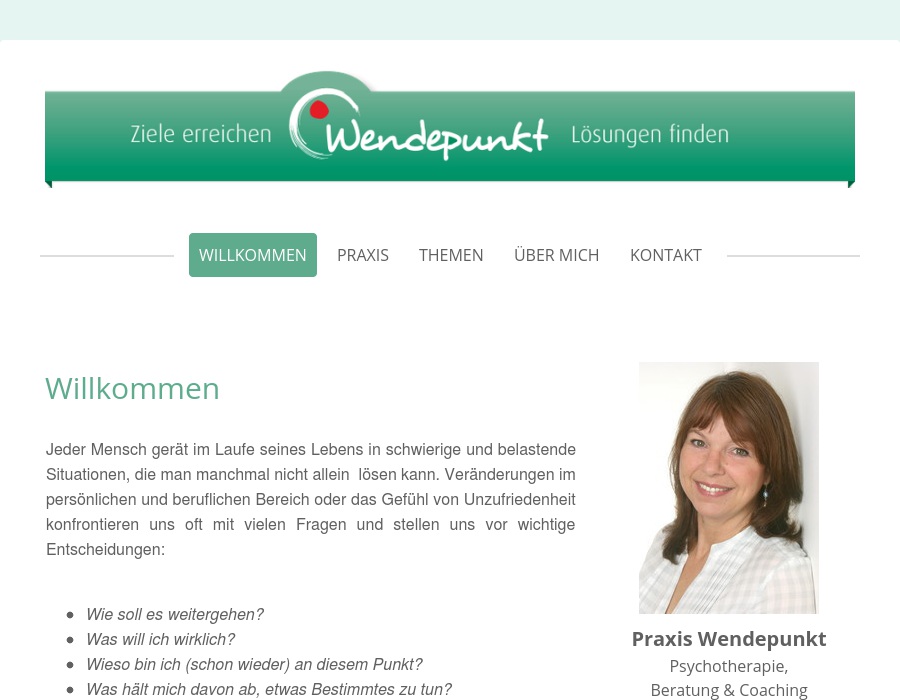 Wendepunkt, Wenke Ketelsen Heilpraxis für Psychotherapie