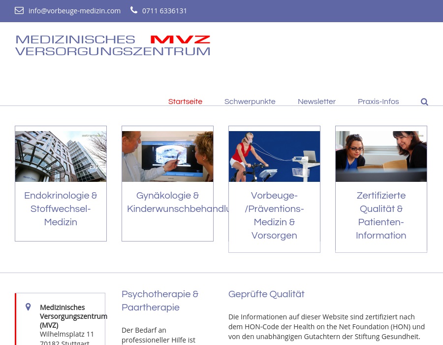 Medizinisches Versorgungszentrum, Prof.De.med. Rainer Wiedemann