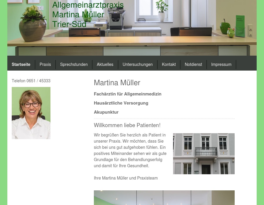Müller Martina, Allgemeinärztin hausärztliche Versorgung