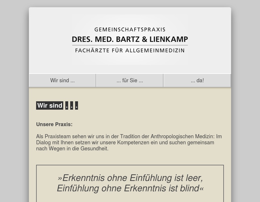 Dr. Susanne Bartz, Dr. Klaus Lienkamp