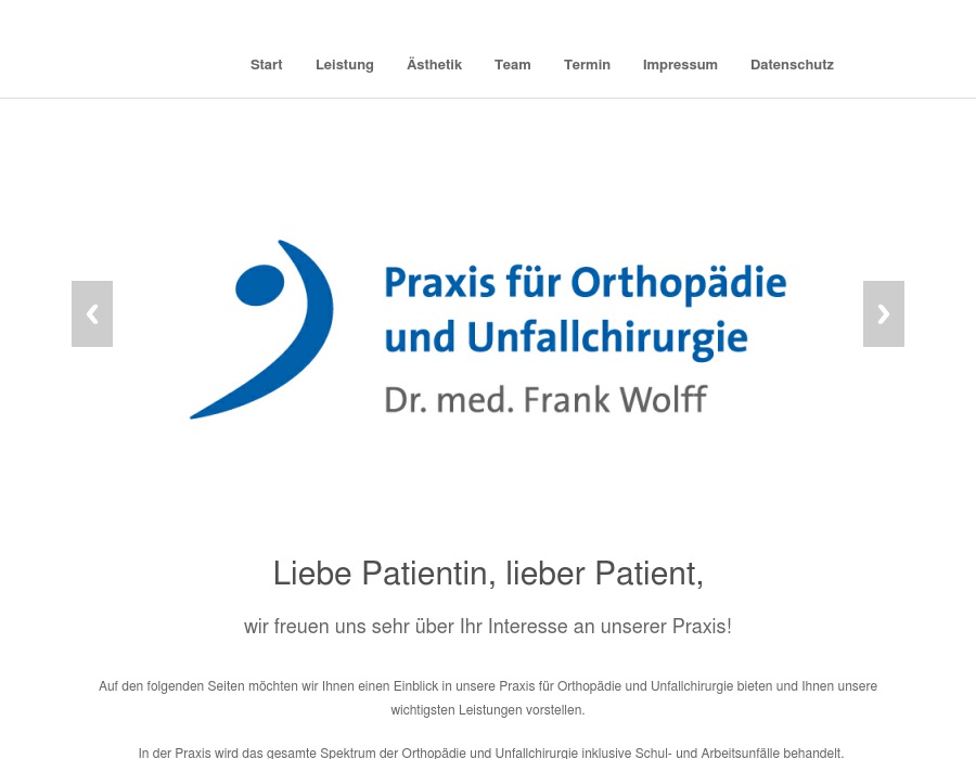 Wolff Frank Dr. med.