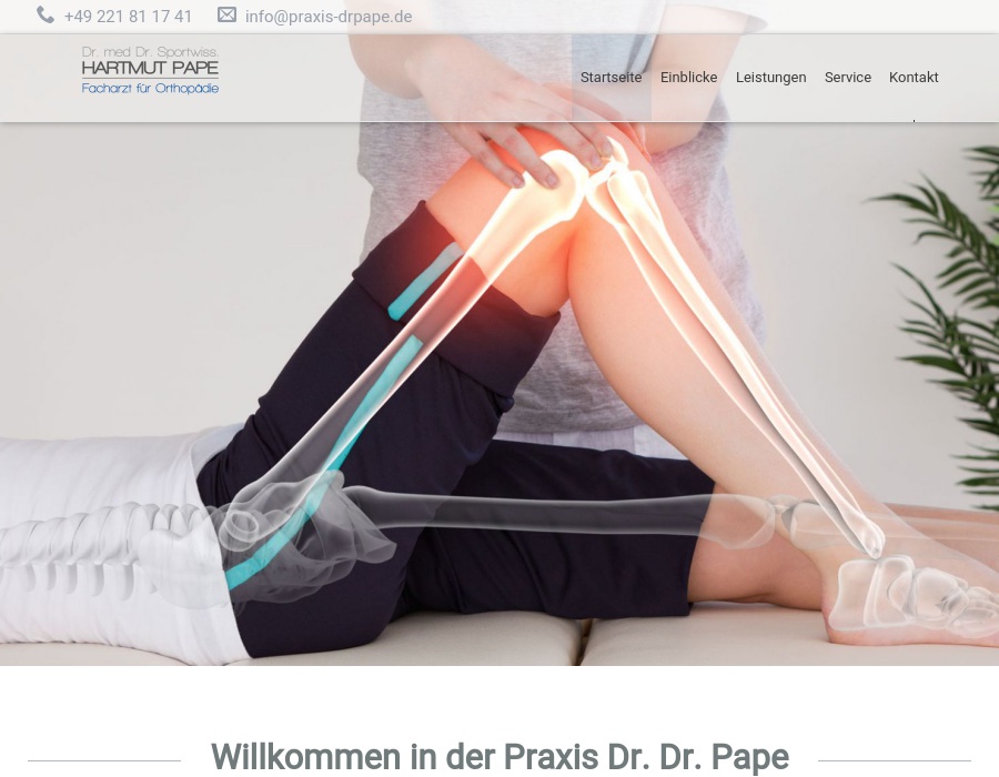 Pape Hartmut Dr.med. Dr. Sportwis.