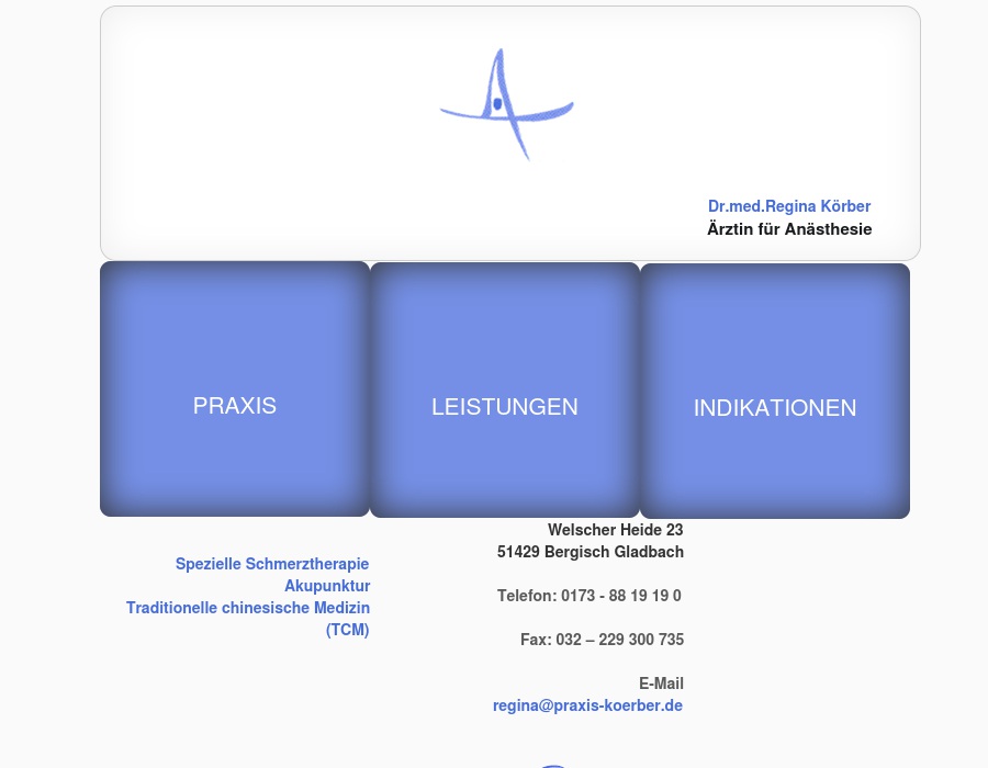 Körber Regina Dr. Ärztin für Anästhesie
