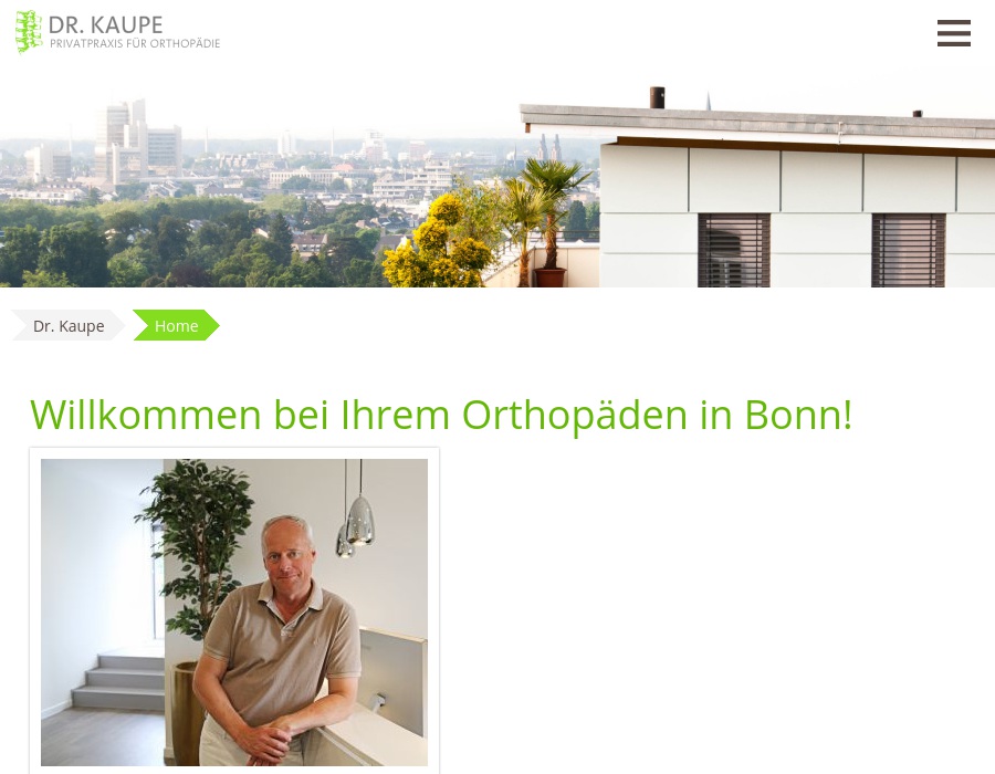 KAUPE GEORG DR. MED.