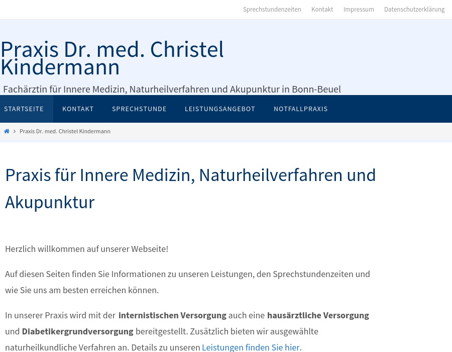Kindermann Christel Dr. med.