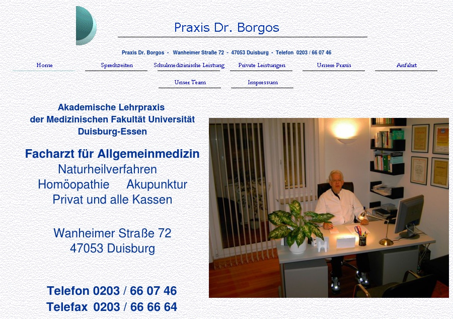 Borgos Josef Dr. med. Facharzt für Allgemeinmedizin
