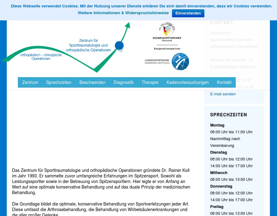Zentrum für Sporttraumatologie