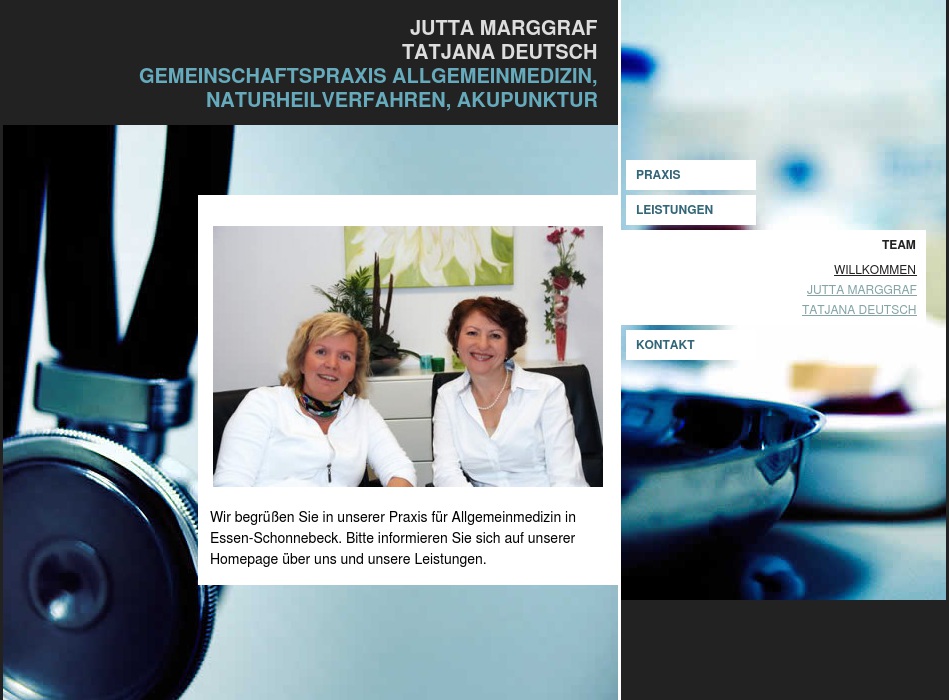 Hausärztliche Gemeinschaftspraxis Jutta Marggraf Praktische Ärztin &  Tatjana Deutsch Fachärztin für Allgemeinmedizin