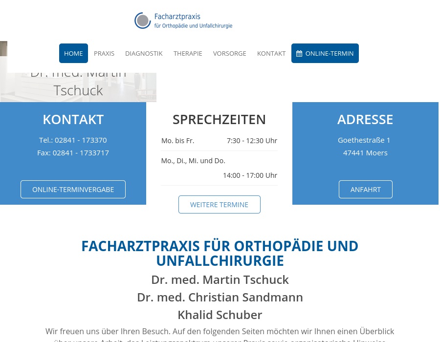 Tschuck Dr. Sandmann Dr.