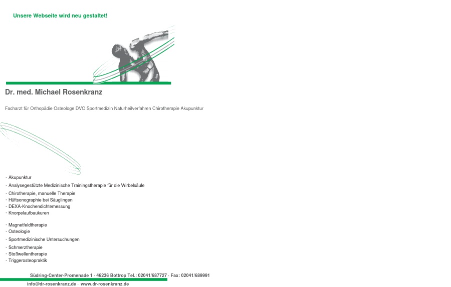 Rosenkranz Michael Dr. med.