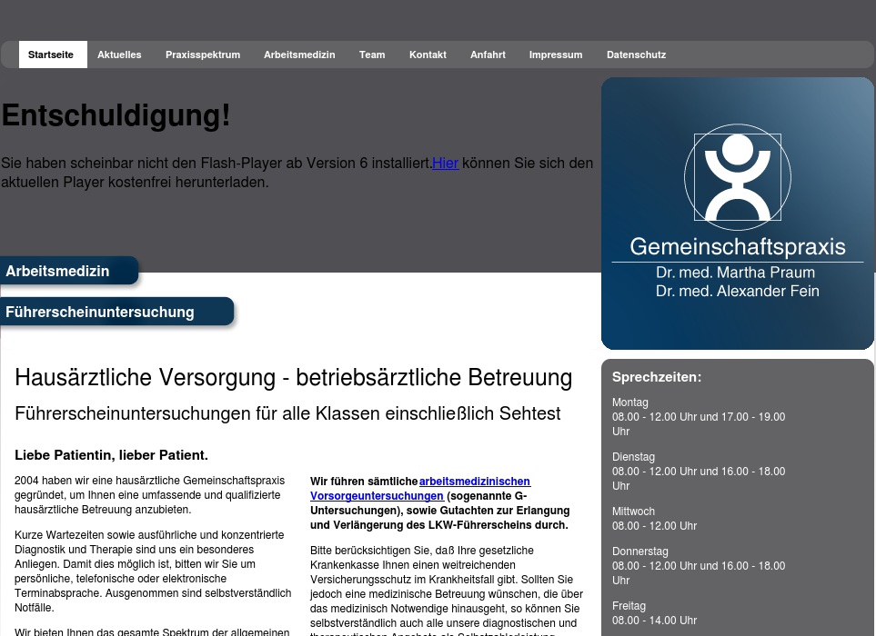 Fein Alexander Dr.med., Praum Martha Dr.med.