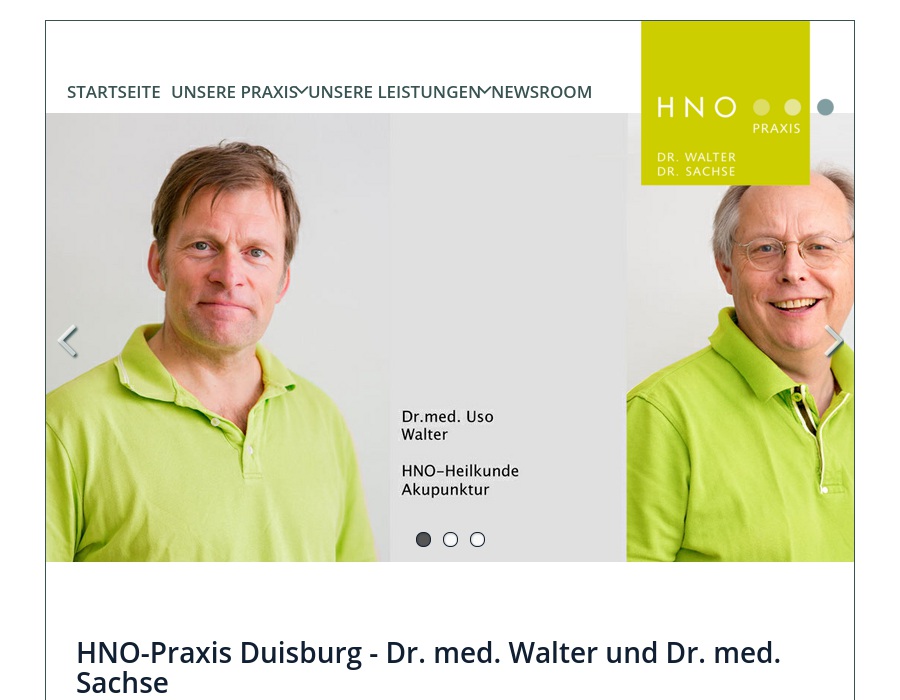 HNO Gemeinschaftspraxis Walter Uso Dr. med. - Sachse H.J. Dr. med.