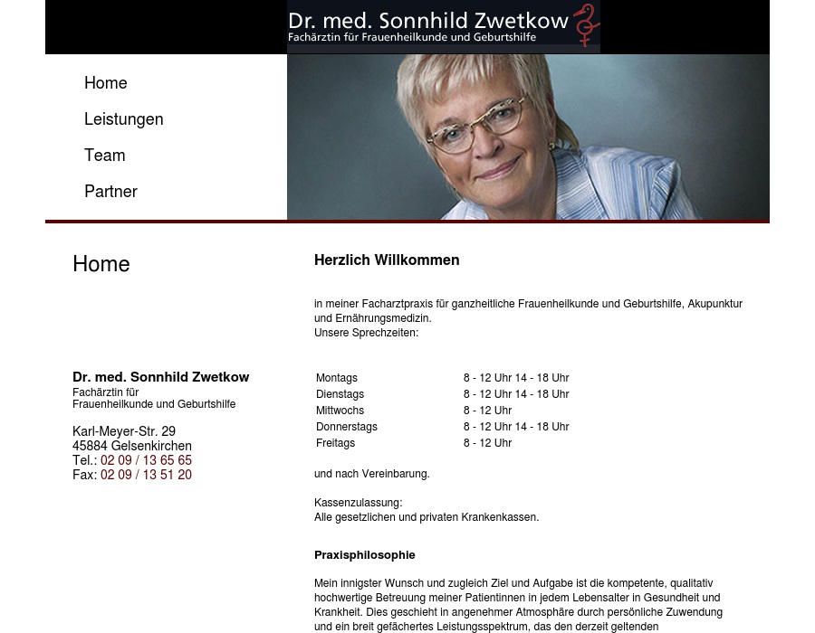 Zwetkow Sonnhild Dr. med.