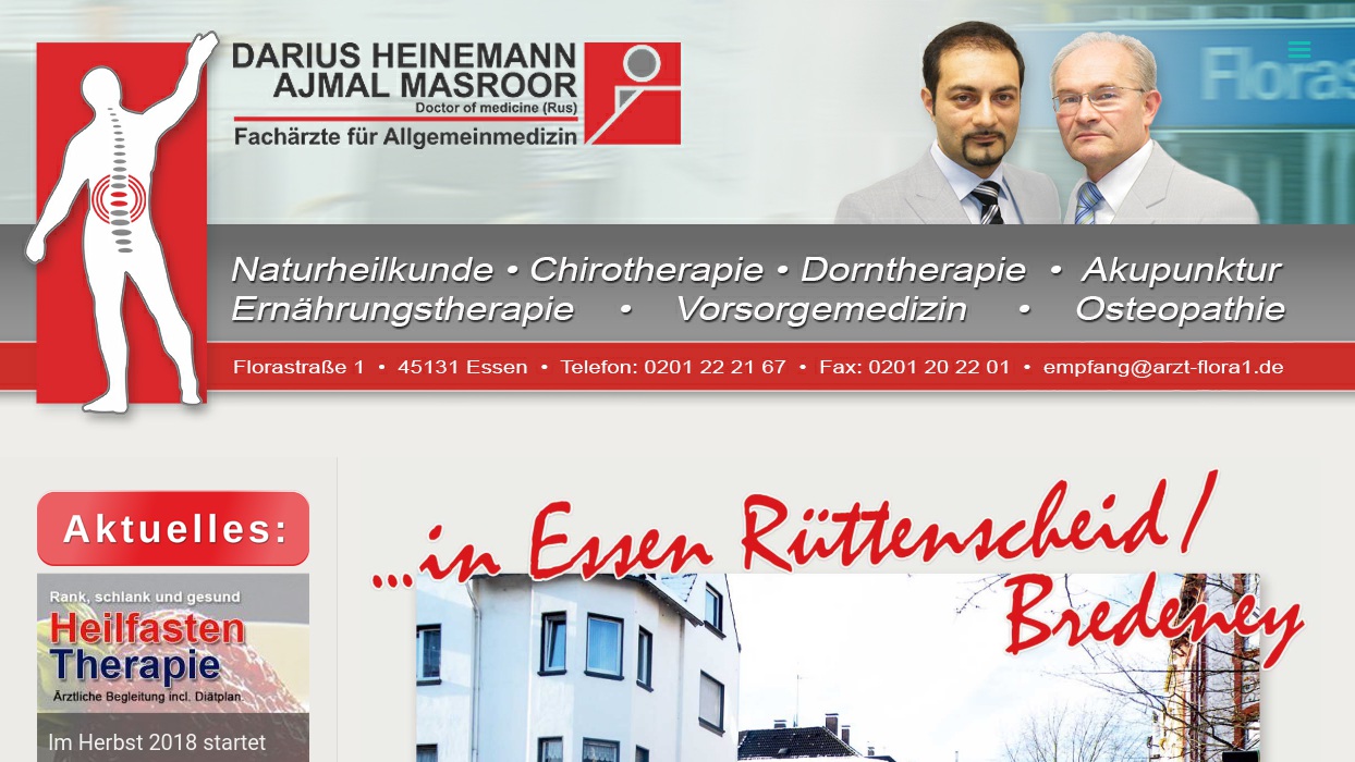 Heinemann Darius Arzt für Allgemeinmedizin Naturheilkunde Chirotherapie u. Akupunktur