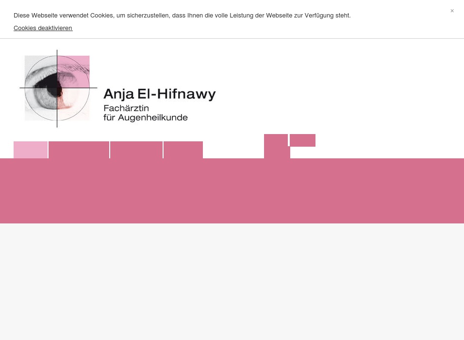 Fachärztin für Augenheilkunde Anja El-Hifnawy