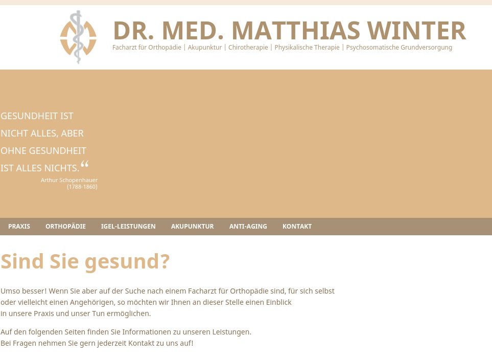 Winter Matthias Dr. med.