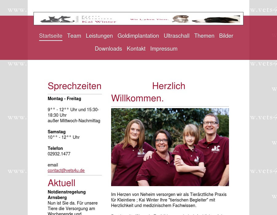 Winter Kai Tierärztliche Praxis für Kleintiere