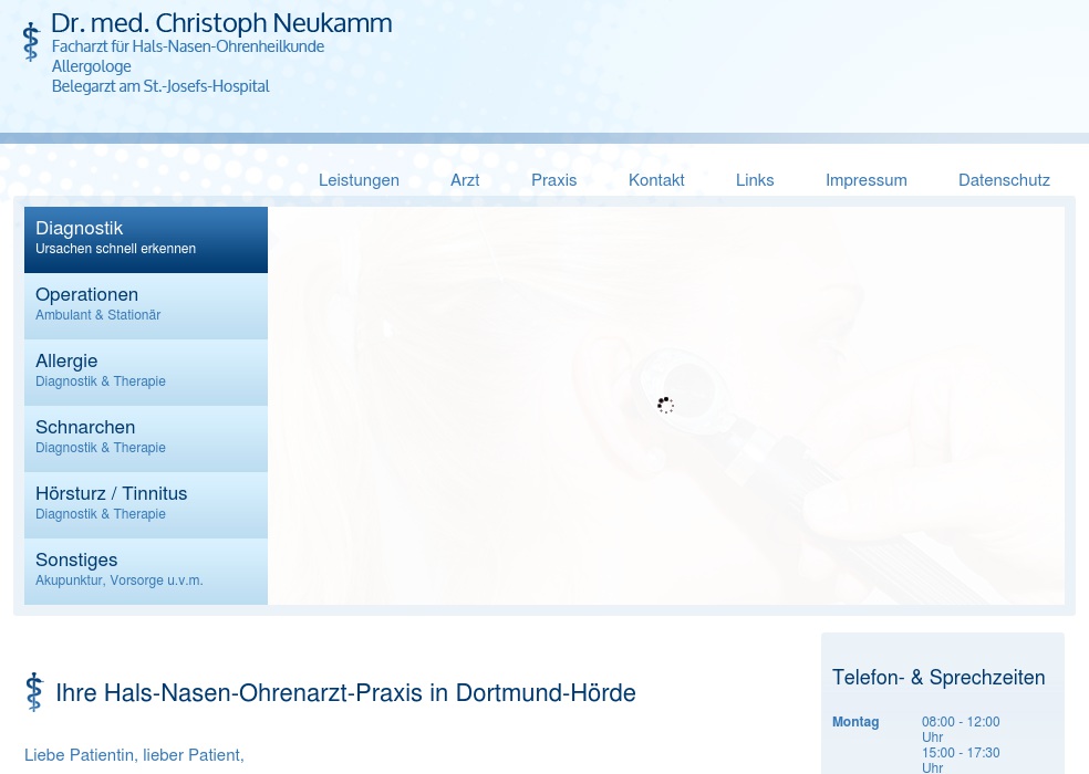 Dr.med. Christoph Neukamm Hals- Nasen- Ohrenarzt