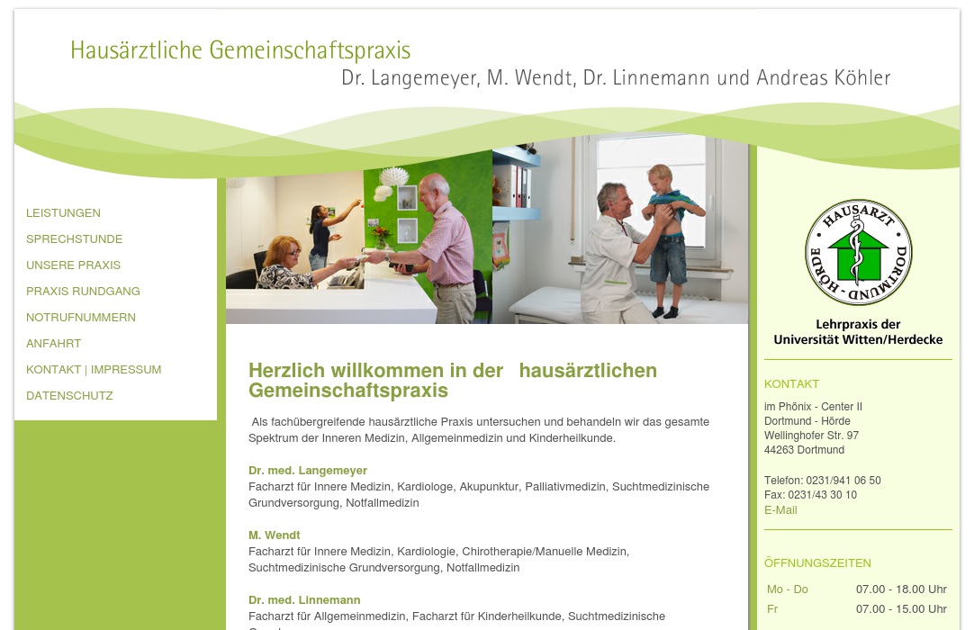 Praxisgemeinschaft Dr.med. Hermesmeyer, Dr.med. Linnemann, Dr.med. Mohr Ärzte für Allgemeinmedizin