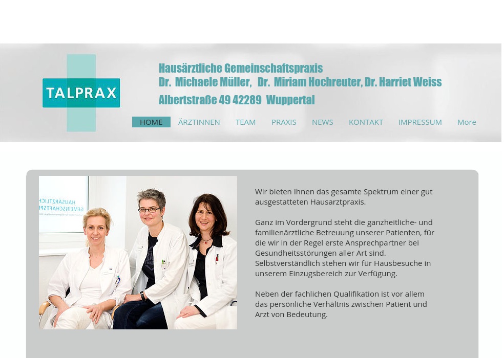 Müller M. Dr., Hochreuter M. Dr., Weiss H. Dr.