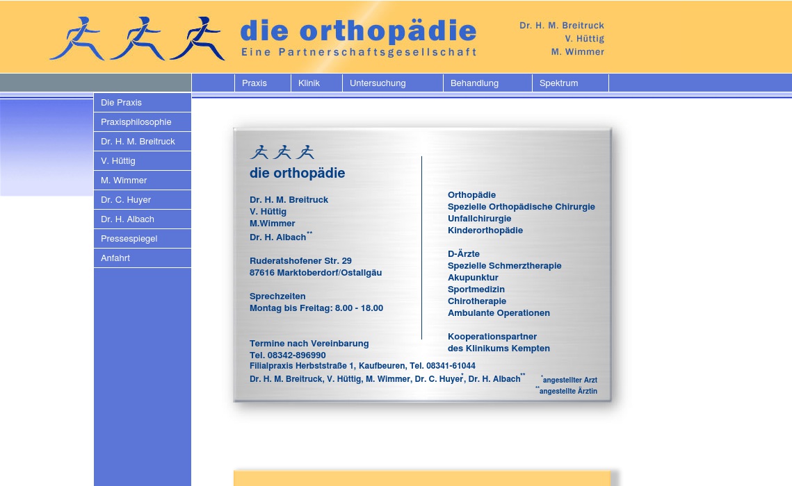 Breitruck Hans M., Hermann Roland, Huyer Claus Dres.med.