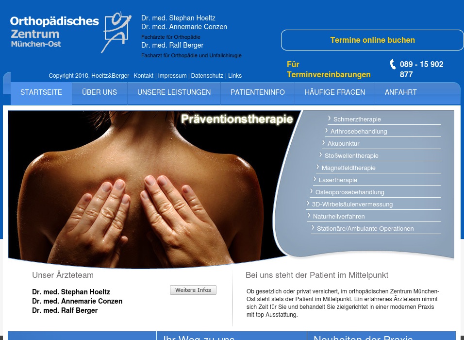 Berger Ralf Dr.med., Dr.med. Stephan Hoeltz, Dr.med. Annemarie Conzen