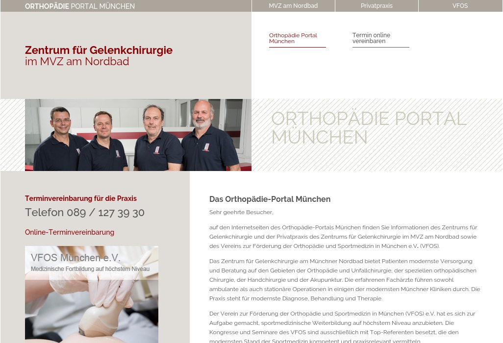 Orthopädisch-chirurgische Gemeinschaftspraxis am Nordbad