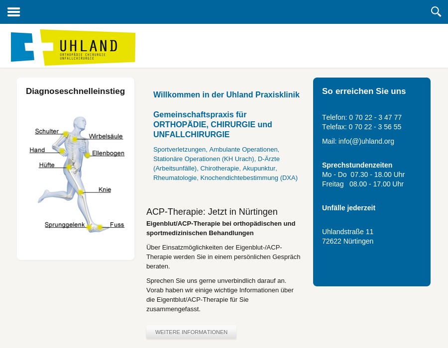 Uhland Praxisklinik