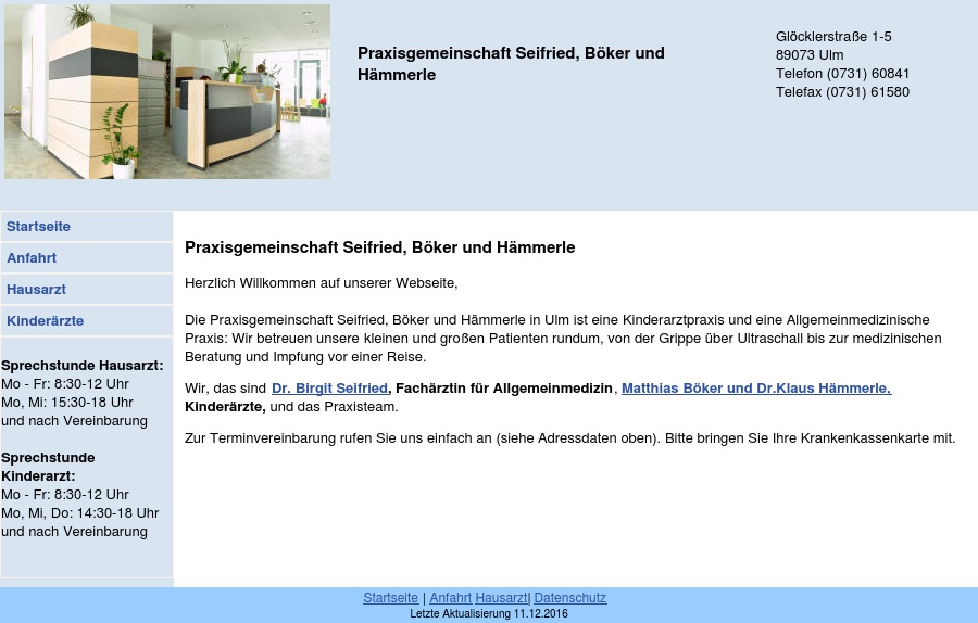 Seifried Birgit Dr. med. Fachärztin für Allgemeinmedizin