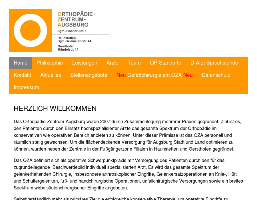 Orthopädie Zentrum Augsburg