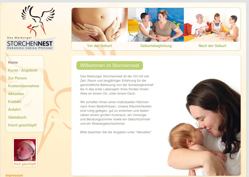 Das Marburger Storchennest