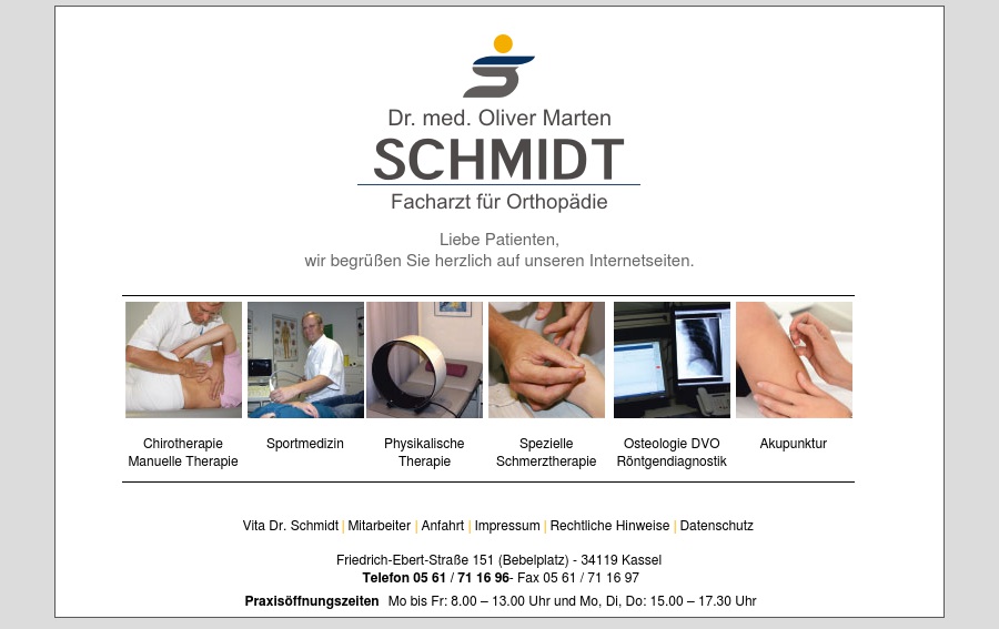 Schmidt Oliver Dr. med.