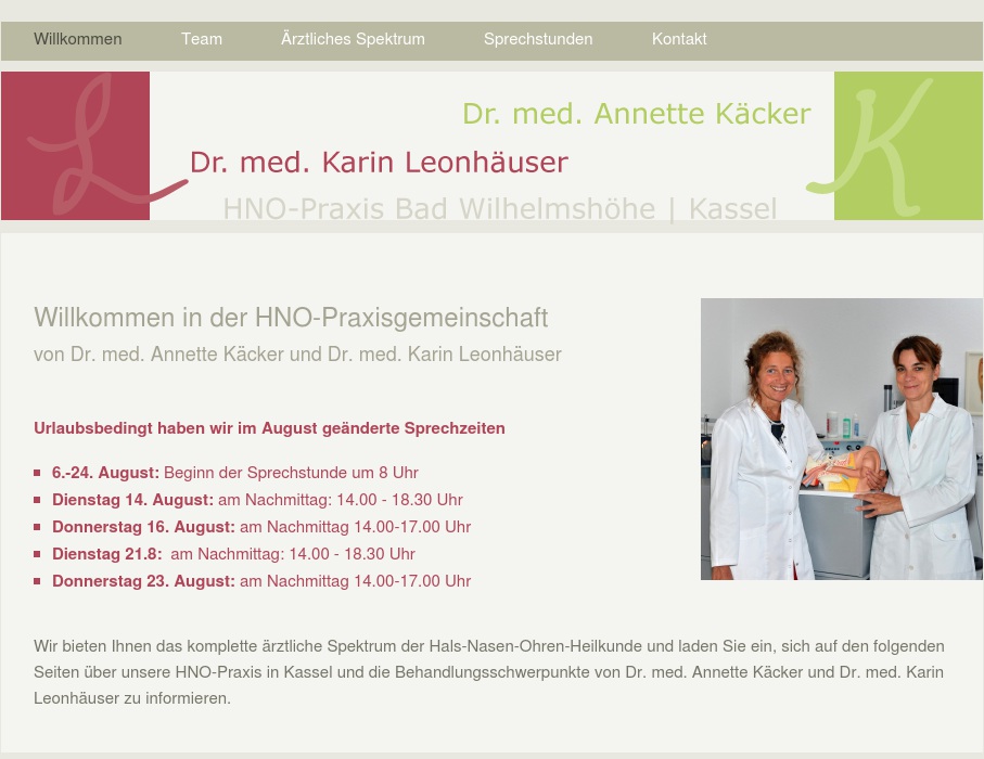 Leonhäuser Karin Dr.med. & Käcker Annette Dr.med.