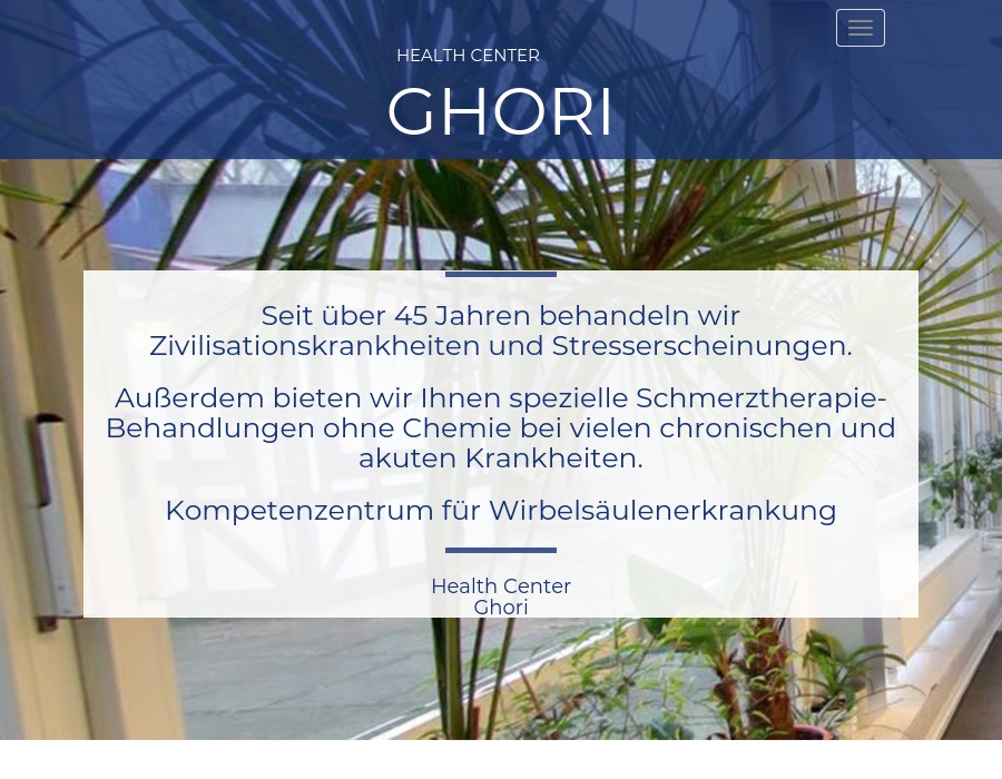 Ghori Health Center GmbH Schmerztherapiepraxis
