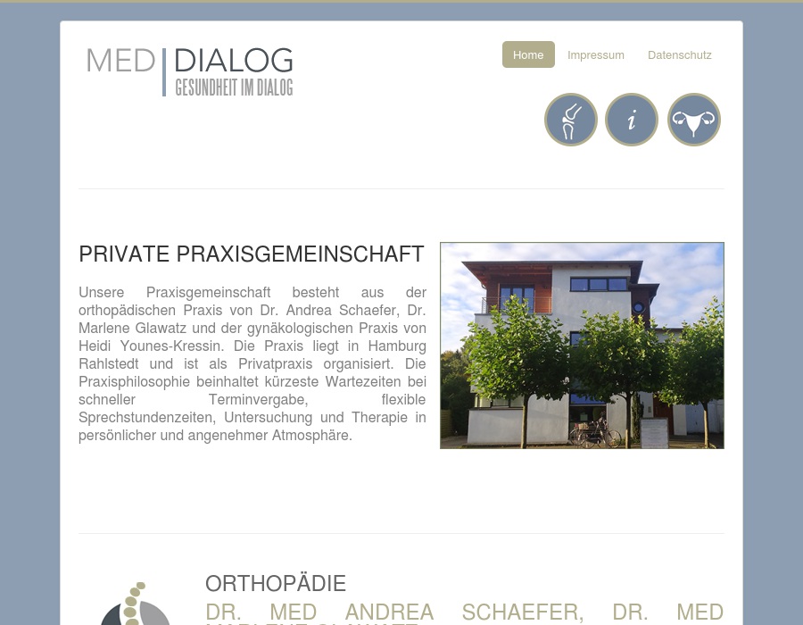 Schaefer Andrea Dr. Privatpraxis Orthopädie