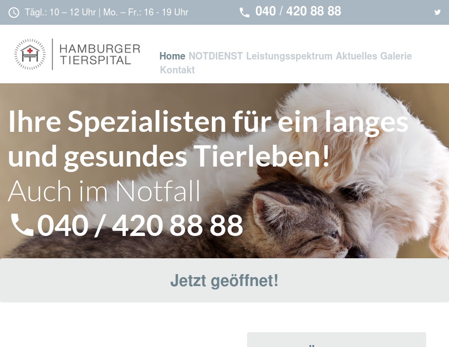 Tierärztliche Praxis und Kleintierklinik Dr. Dr. Seeburg