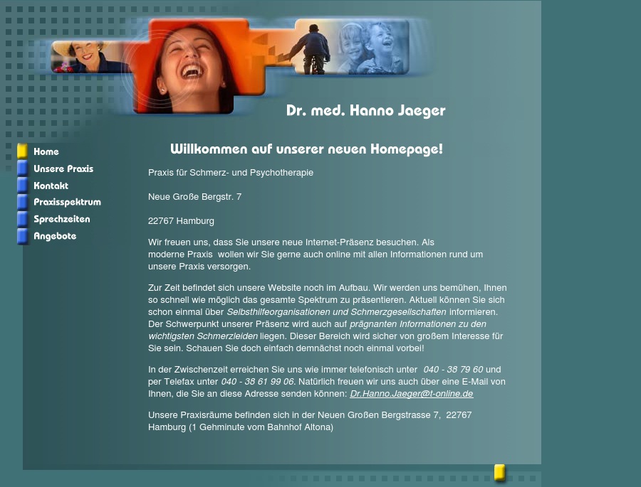 Jaeger H. Dr.med. Praxis für Schmerz- u. Psychotherapie