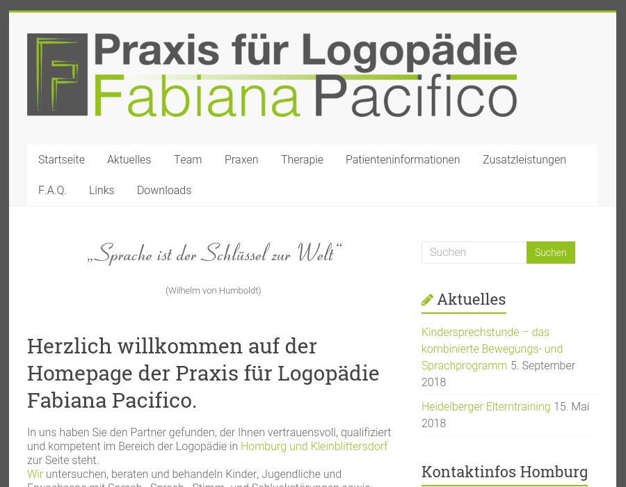 Praxis für Logopädie Fabiana Pacifico