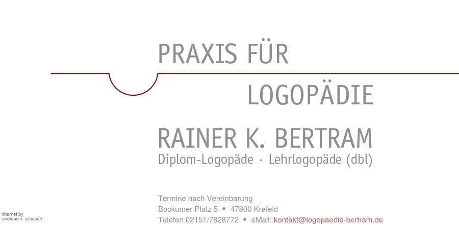 Bertram Rainer K. Dipl. -Logopäde